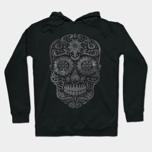 Gothic Day Of The Dead - Stars Sugar Skull 2 Hoodie